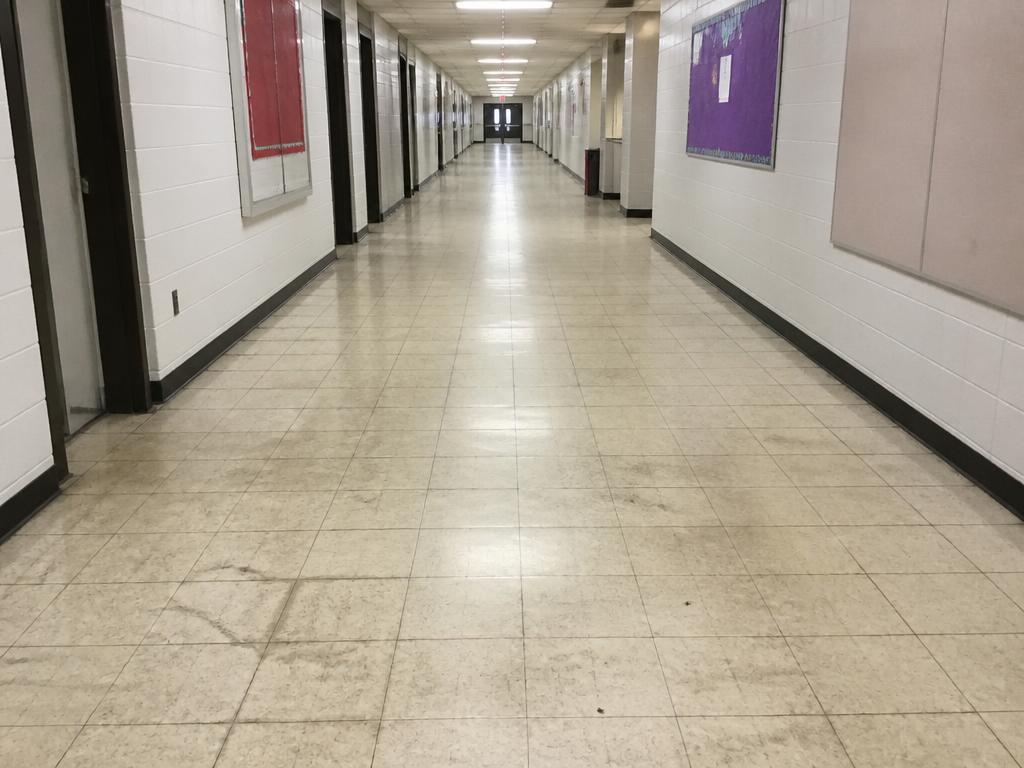 Floor Restoration condition before OZone service